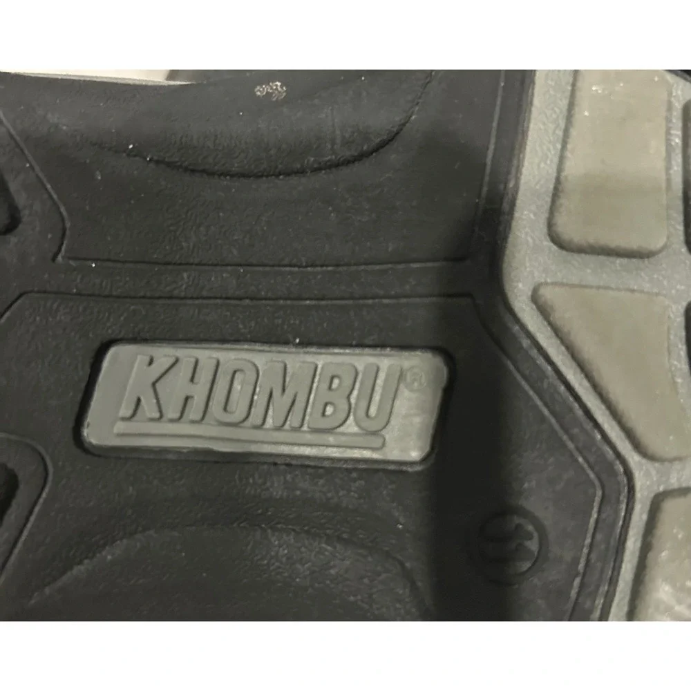 Khombu Barracuda Mens Black Sport Hiking Sandals‎ Adjustable Straps Size 11M
